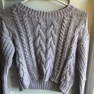purple knife sweater from garage (S)